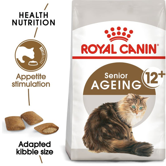Royal Canin Senior Ageing 12+ Dry Cat Food - 2Kg