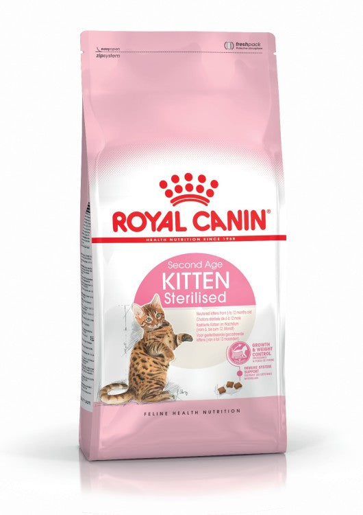 Royal Canin Feline Health Nutrition Kitten Sterilised - 2Kg