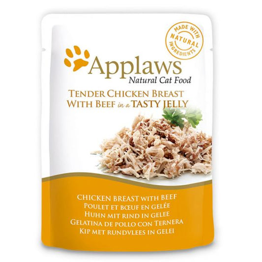 Applaws Chicken Breast with Beef in Jelly Wet Cat Food