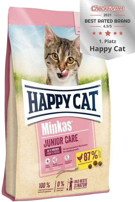 Happy Cat Minkas Junior Care Cat Dry Food