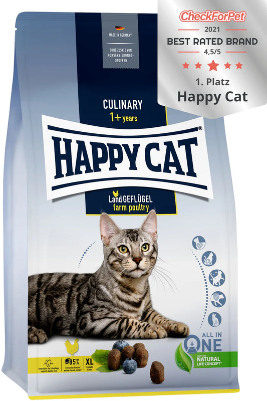 Happy Cat Culinary Land Geflugel Dry Cat Food - 1.3 Kg