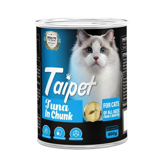 Taipet Cat Canned Wet Food Tuna In Chunk-400g
