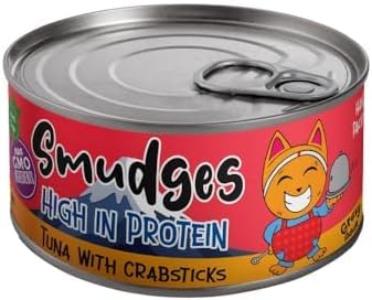 Smudges Adult Cat Tuna with Crabsticks in Gravy-80g