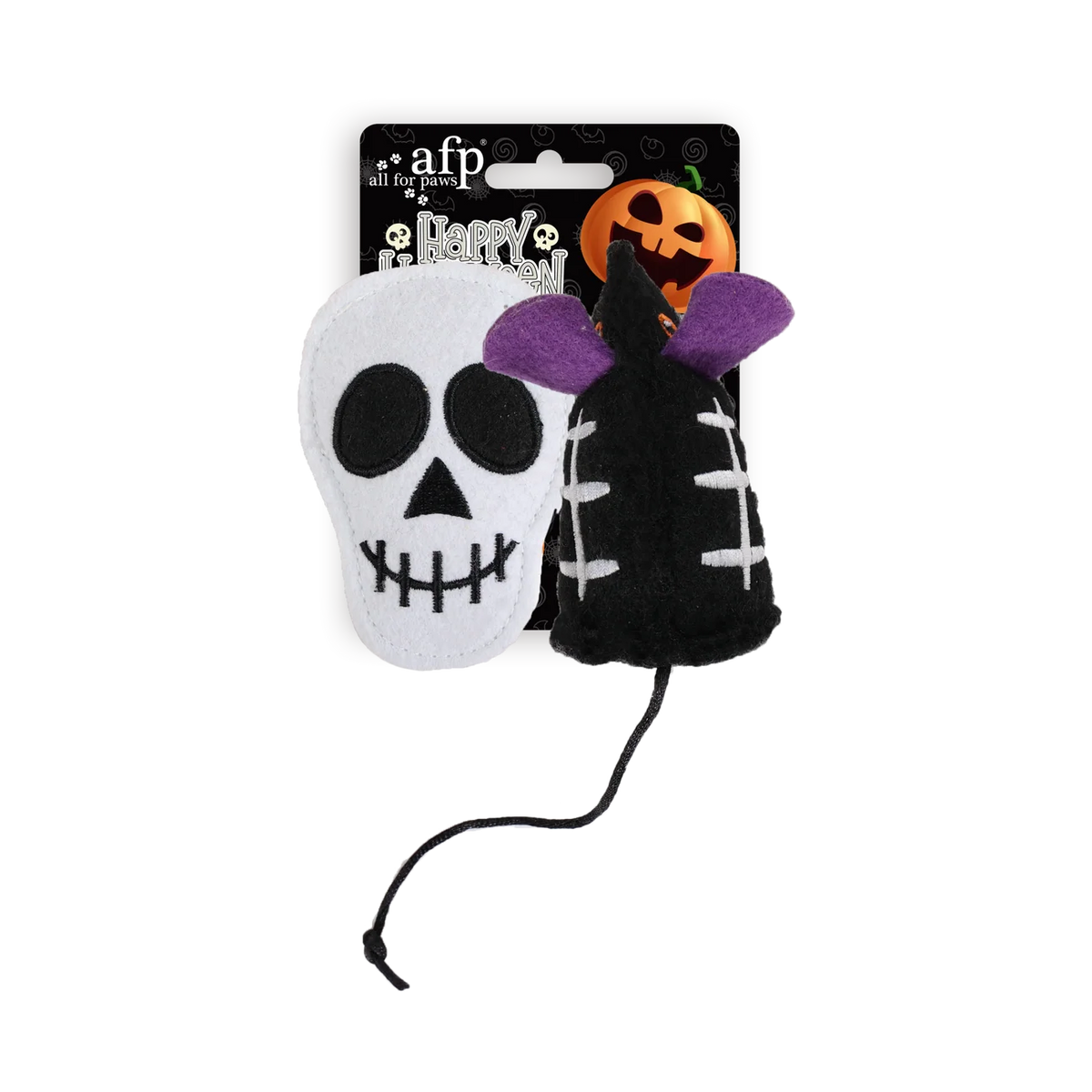Naughty or Trick Skull&Undead Mouse 2/pk – Petzi