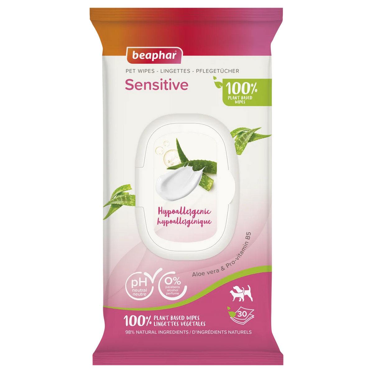Pet Wipes Sensitive(30 Wipes)