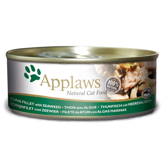 Applaws Natural Tuna Fillet with Seaweed Adult Wet Cat Food - 156G