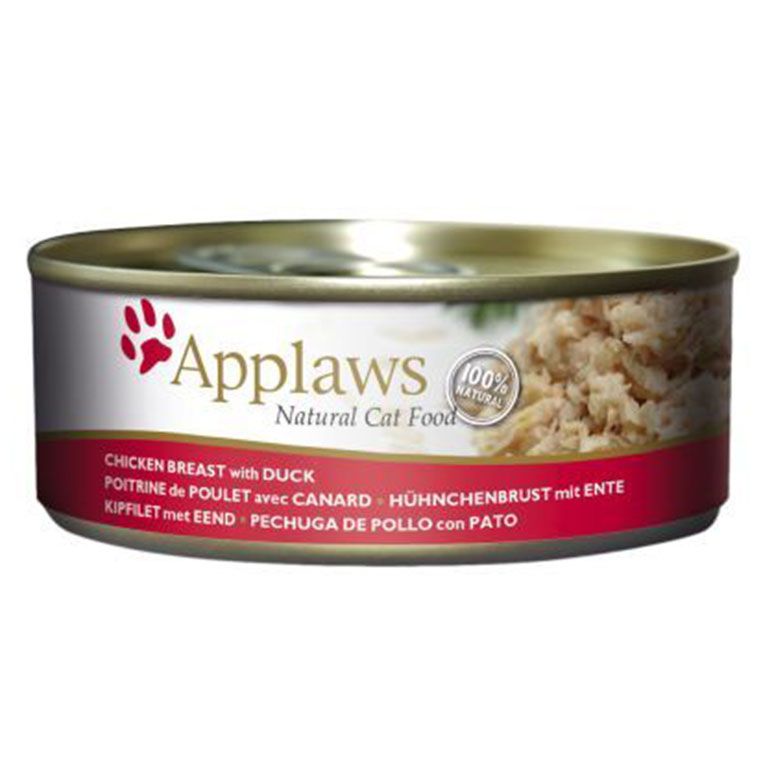 Applaws Natural Chicken with Duck Adult Wet Cat Food - 156G