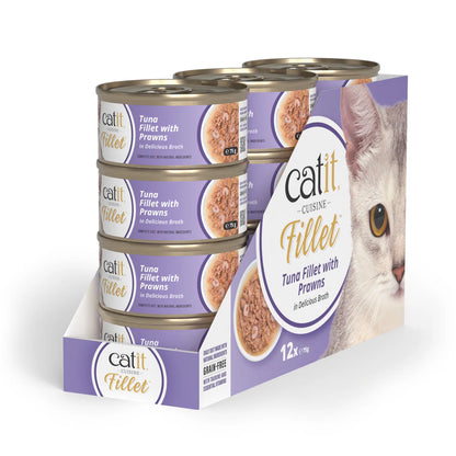 Catit Cuisine Tuna Fillet with Prawns