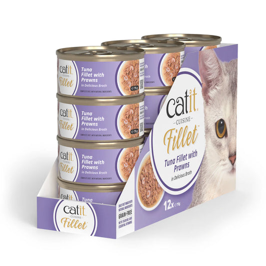 Catit Cuisine Tuna Fillet with Prawns