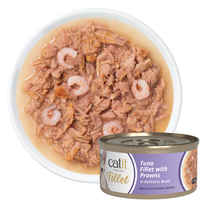 Catit Cuisine Tuna Fillet with Prawns