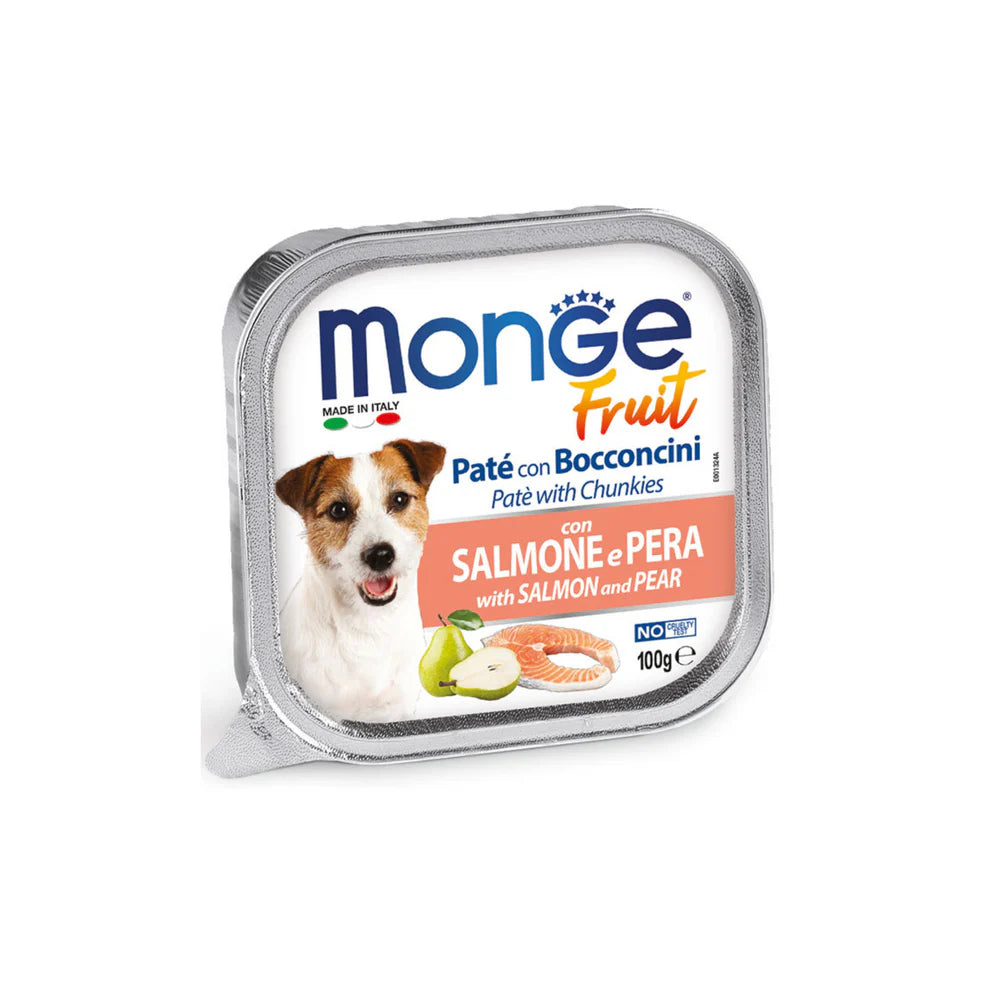 Monge Dog Fruit Salmon & Pear -100g