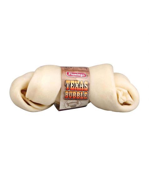 Flamingo Texas Bubble  Beef Rawhide Bone Dog Treats-50G