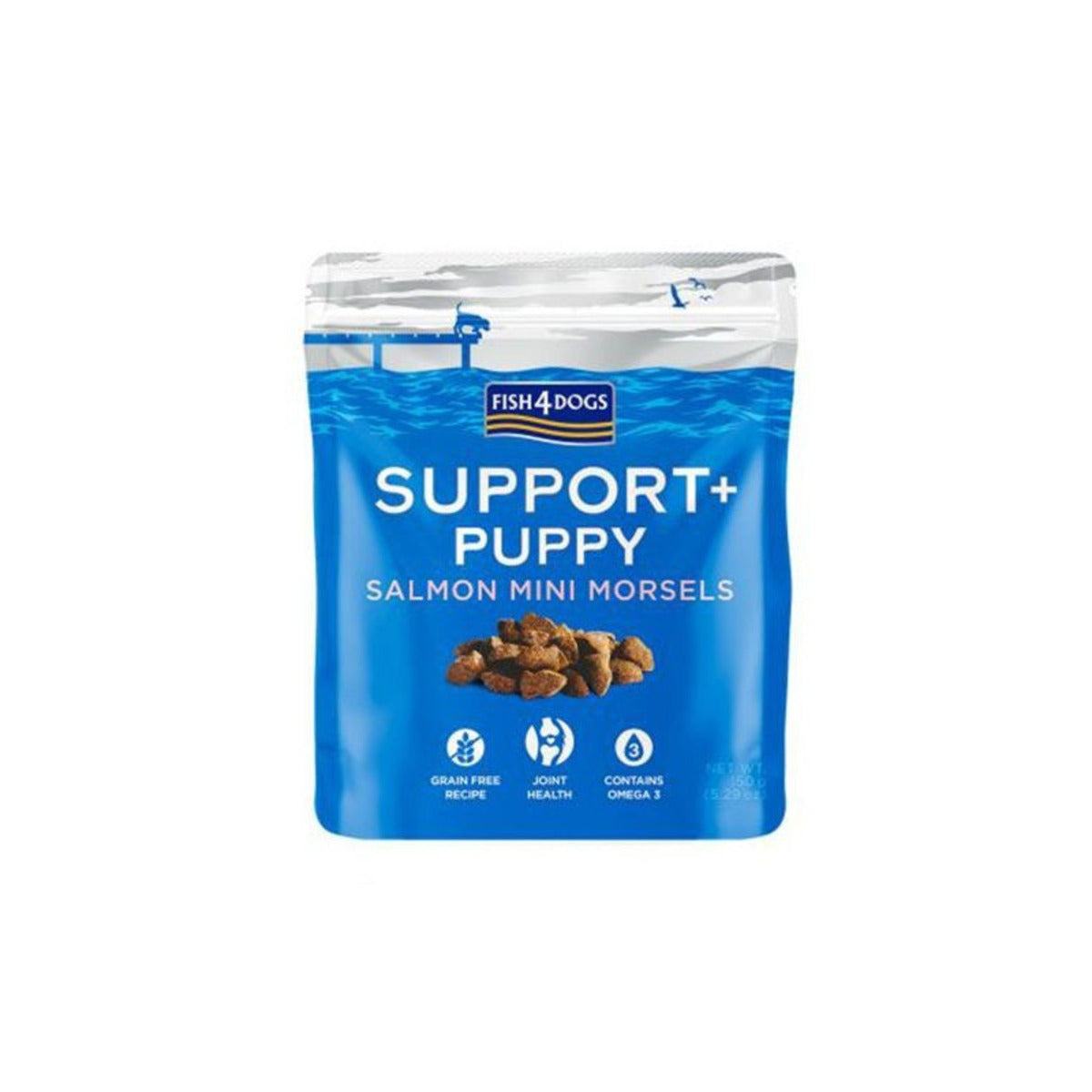 Fish 4Dogs Support+ Puppy Salmon Mini Morsels Dog Treats