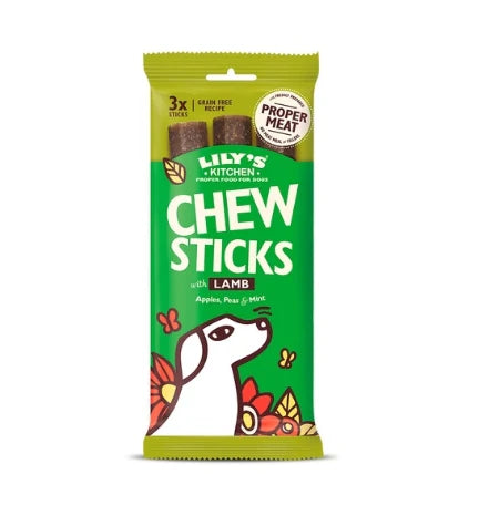 Lily's Kitchen Dog Chew Sticks with Lamb Dog Treats - 120G