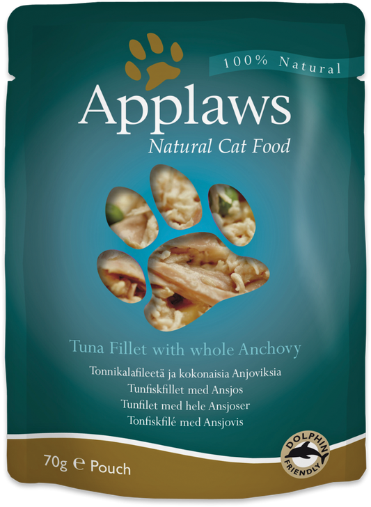 Applaws Tuna Fillet With Anchovy Wet Cat Food