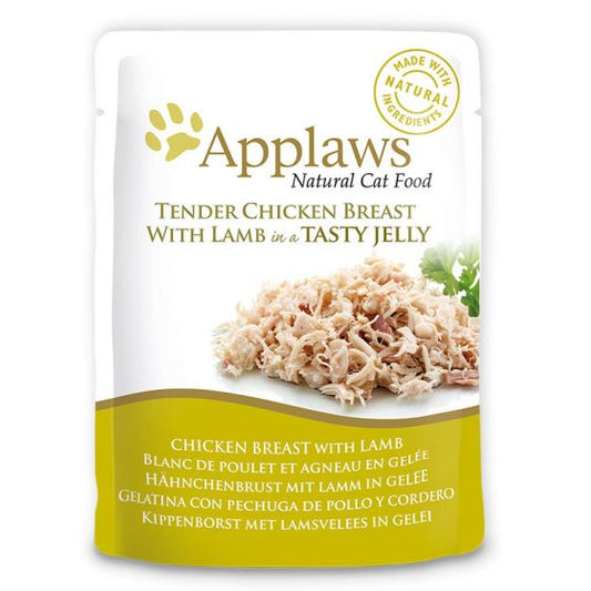 Applaws Chicken With Lamb Jelly Pouch Wet Cat Food - 70G