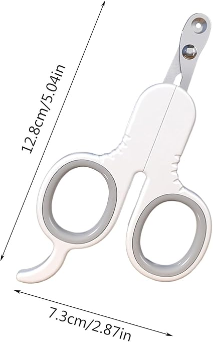 Pakeway Pet Nail Clipper-Q Round Hole Style-12.7*7.3*0.7 Cm