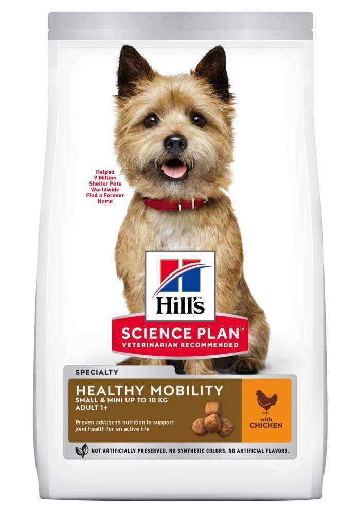 Hills Science Plan Healthy Mobility Small & Mini Adult Dog Food Dry With Chicken - 1.5kg