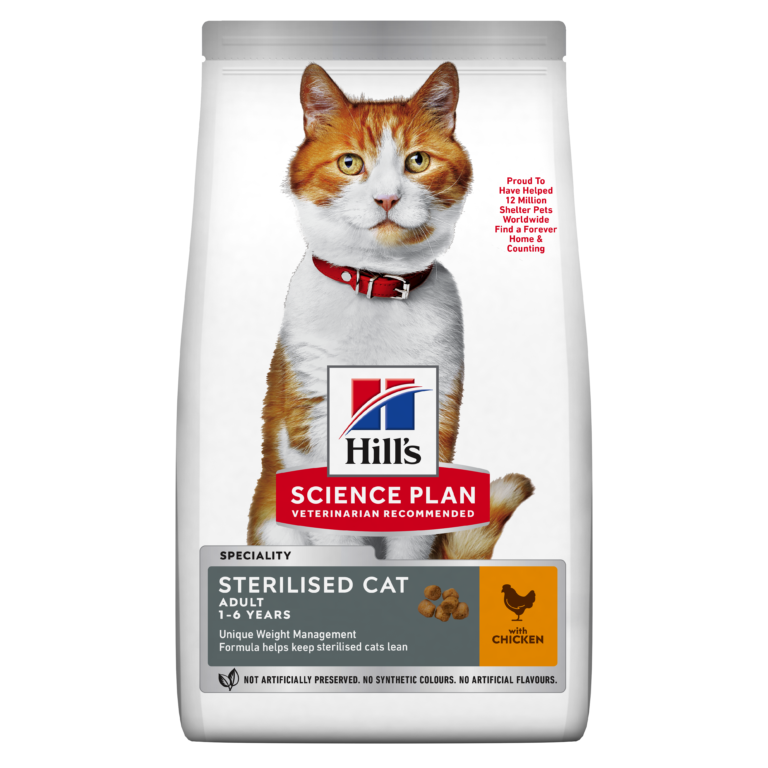 Hills Science Plan Sterilised Cat Adult Dry Food With chicken