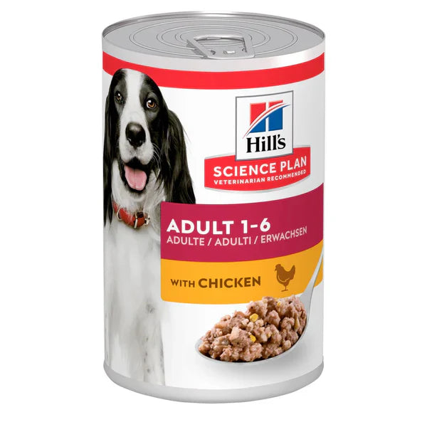 Hills Science Plan Adult Wet Dog Food With Chicken  -370g