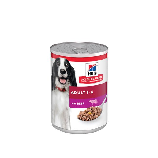 Hills Science Plan Adult Wet Dog Food With Beef