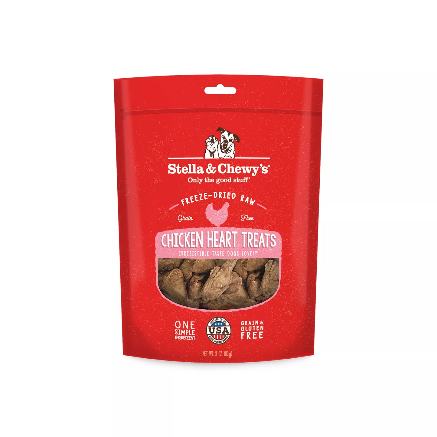 Stella & Chewy's Chicken Heart Treats- 3 Oz