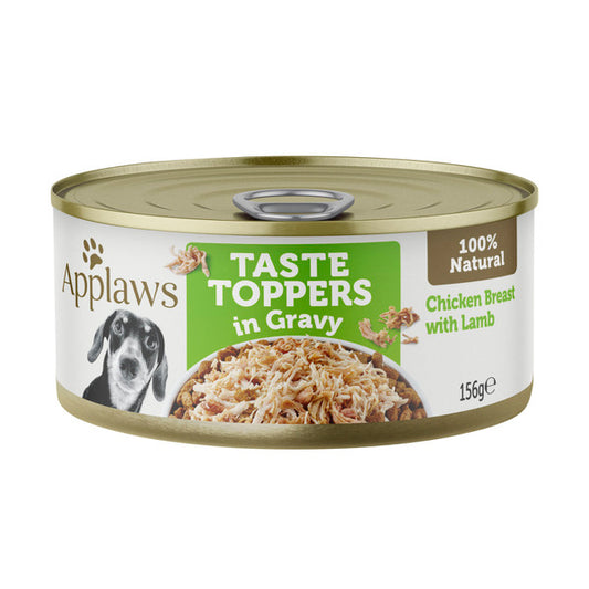 Applaws Taste Topper In Gravy Chicken with Lamb Adult Wet Dog Food - 156G