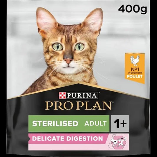 Pro Plan Sterilised Adult Delicate Digestion Chicken - 400g (Best Before 02-2026)