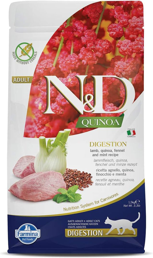 Farmina N&D Cat Quinoa Digestion Lamb & Fennel 1.5kg