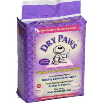 MW Dry Paws LG Pads 14/Bags