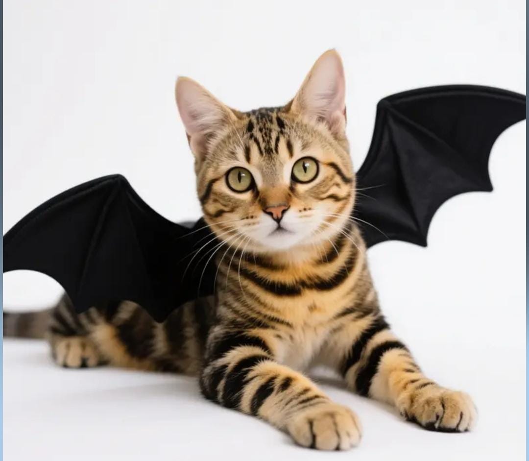 Pet Bat Wings Costume for Cats & Small Dogs