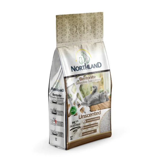 Northland Bentonite Clumping Cat Litter Unscented - 10L