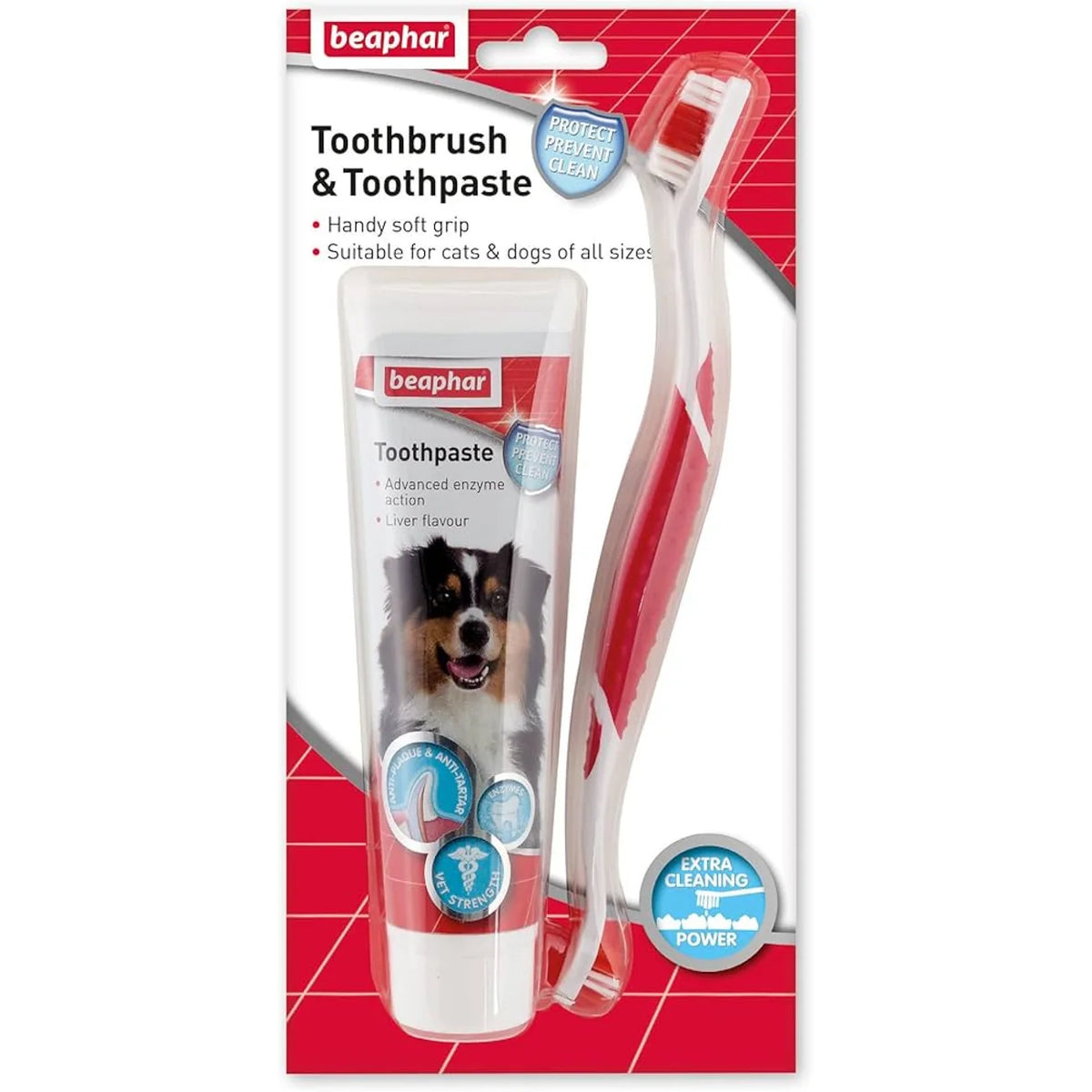 Toothbrush&Toothpaste Combipack For Dogs&Cats