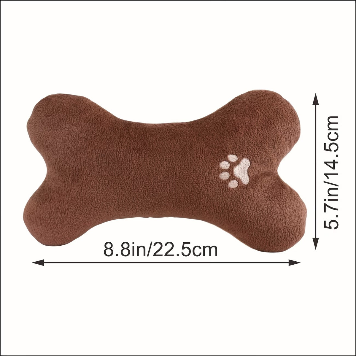 Bone-shaped sleeping pillow for cats and dogs