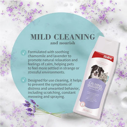 Bioline Calming Shampoo For Dogs & Cat 250ml