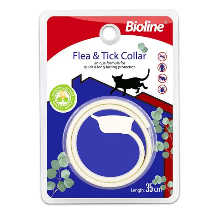 Bioline Flea and Tick Collar Cat-35cm (Flavor Eucalyptus&Lemon)