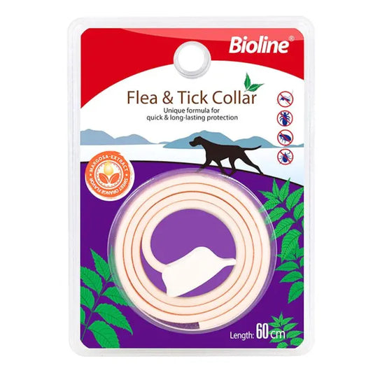 Bioline Flea And Tick Dog Collar 60cm[Flavor-Margosa&Sweet Orange]