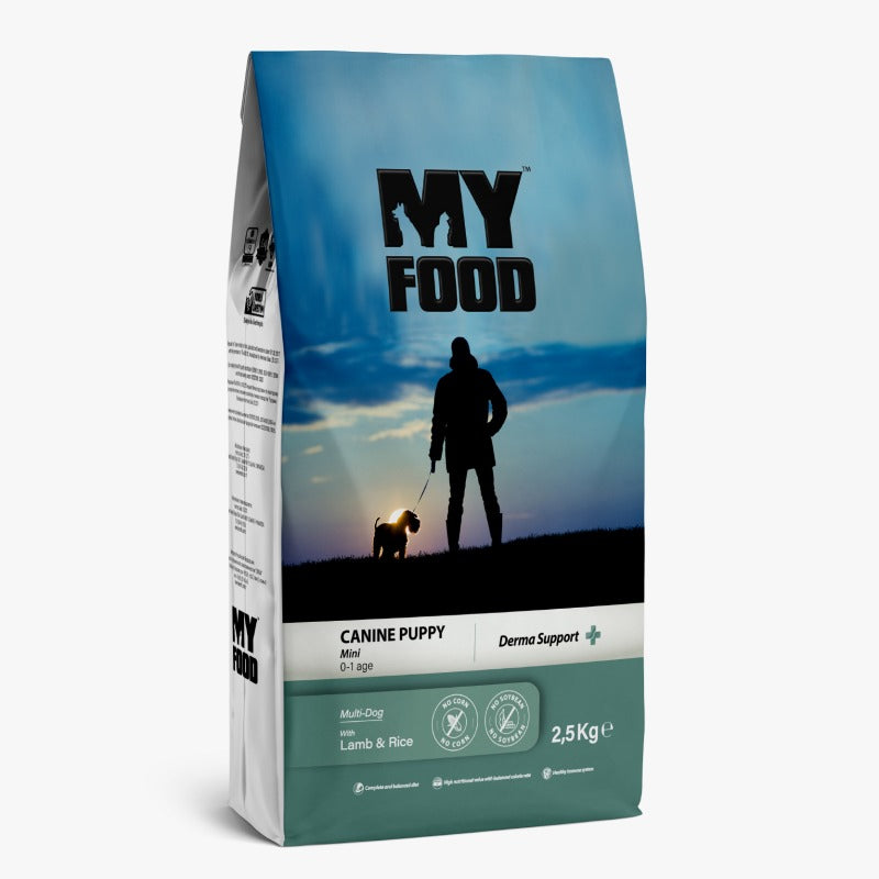 My Food Mini Breed Puppy Dry Dog Food With Lamb & Rice - 2.5Kg