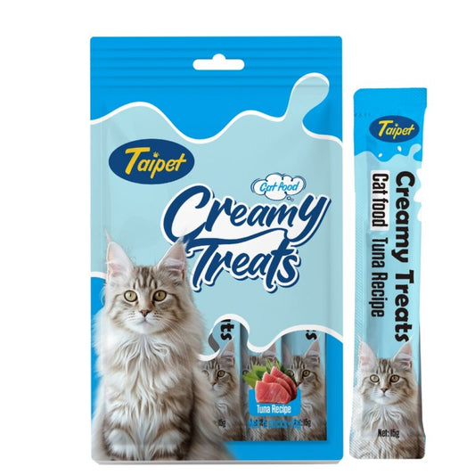 Taipet Cat Creamy Treats Tuna Flavor - 75g (15gx5pcs)