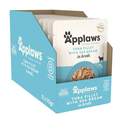 Applaws Tuna Fillet With Seabream Adult Cat Wet Food (Best Before 24-07-2026)