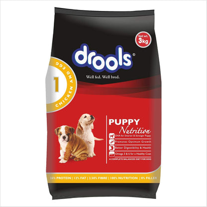 Drools Chicken and Egg for Puppy Dry Dog Food - 3Kg