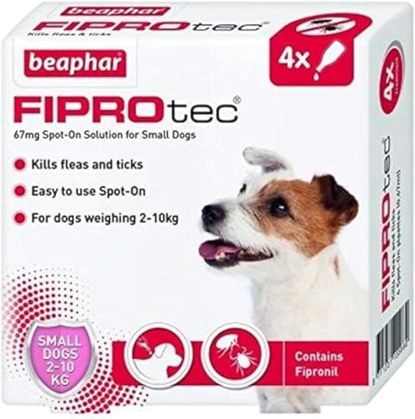 Fiprotec for Small Dog - 4 Pipettes
