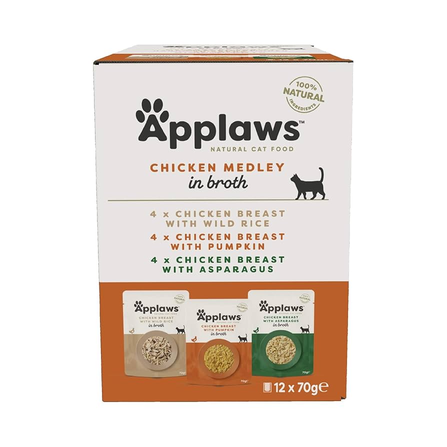 Applaws Cat Chicken Multipack 12x70g Pouch