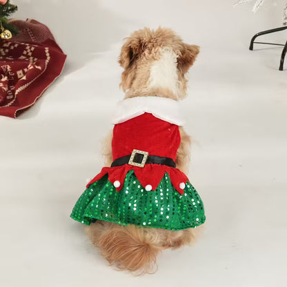 Festive Pet Holiday Dress