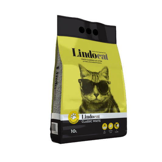 Lindocat Classic White Bentonite Unscented Cat Litter