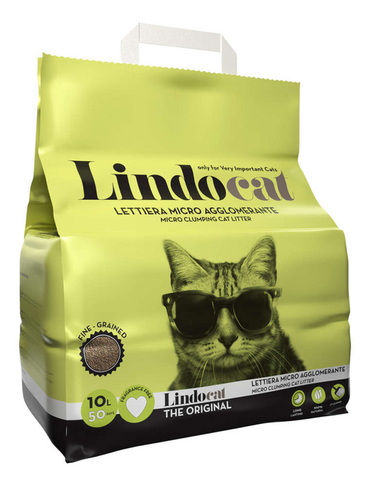 Lindocat Natural Bentonite The Original Cat Litter(Fragrance Free) - 10L