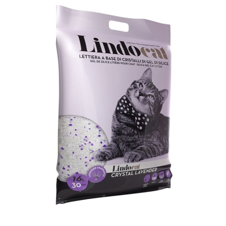 Lindocat Crystal Lavender Scent Silicagel Cat Litter