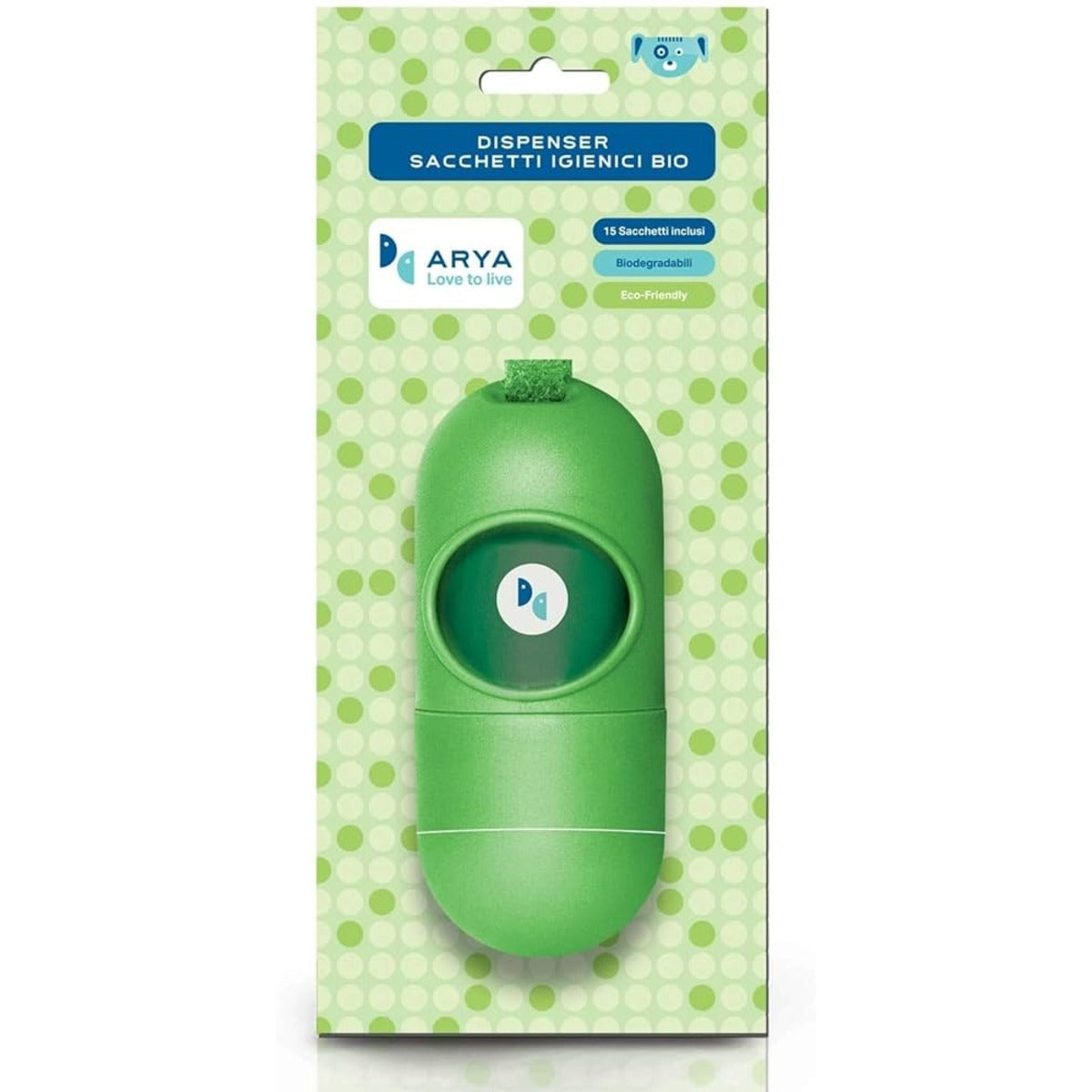 Arya Dispenser with 1 Biodegradable refill of 15 bags 