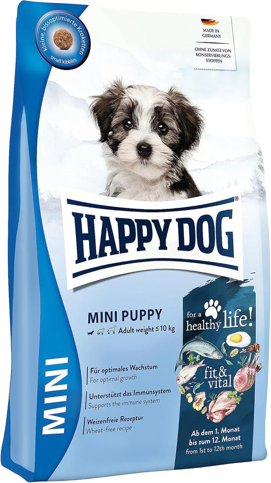 Happy Dog Fit And Vital Mini Puppy - 4kg (Best Before 24-09-2025)