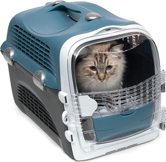 Cabrio Cat Carrier System - Blue/Grey